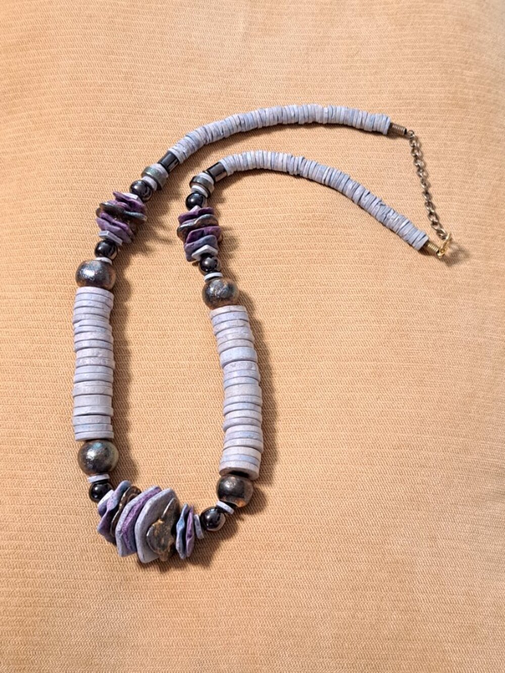 Handmade 22" Boho Beaded Necklace